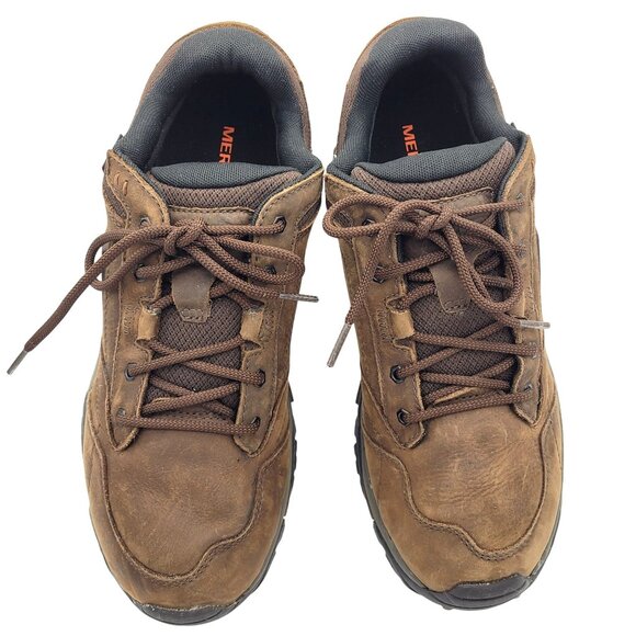 Merrell Other - Merrell Moab Adventure Hiking Shoes Brown Leather J91825 Waterproof Men 10.5